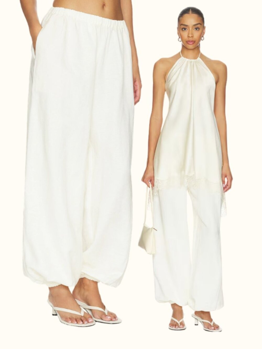 Lovers + Friends Linen Balloon Pant